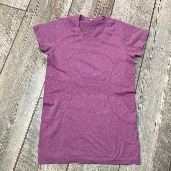 Lululemon Swiftly Tech SS Crew Reg Length *Heathered Plum 8 - Picture 1 of 8